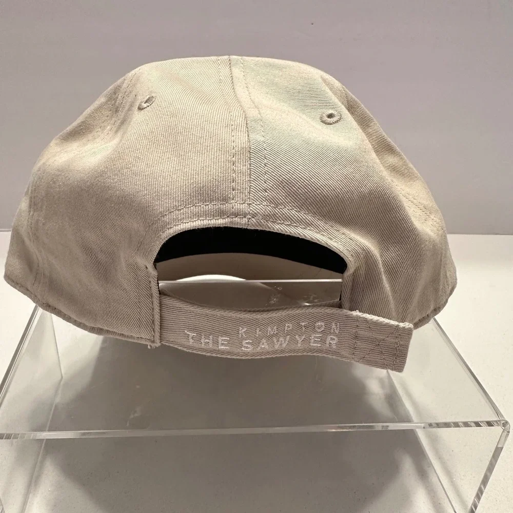 Charge‎ It To My Room Kimpton Sawyer Khaki Tan Baseball Cap Hat Pukka NEW